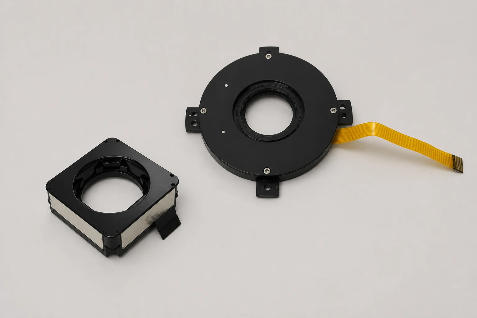 Square and circular closed-loop lens OIS actuator samples